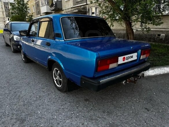 2006 Lada (ВАЗ) 2107, синий, 140000 рублей