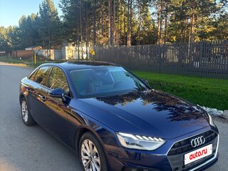 2021 Audi A4 35 TFSI V (B9) Рестайлинг, синий, 3090000 рублей, вид 1
