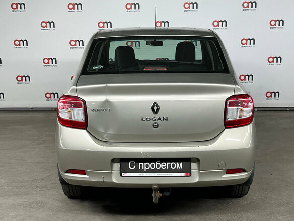 2017 Renault Logan II, бежевый, 599000 рублей - вид 4