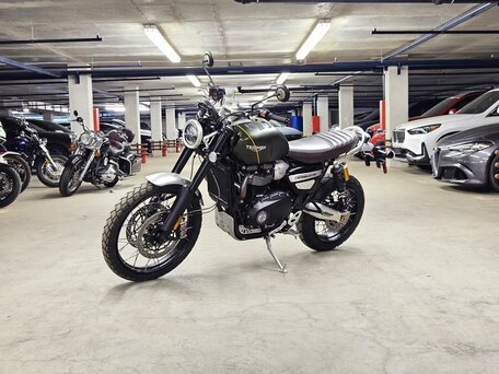 2020 Triumph Scrambler, зелёный, 1139783 рублей, вид 3