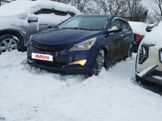 2016 Hyundai Solaris I Рестайлинг, синий, 1000000 рублей, вид 1