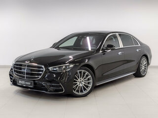 2022 Mercedes-Benz S-Класс 450 Long 4MATIC VII (W223), чёрный, 9500000 рублей, вид 1