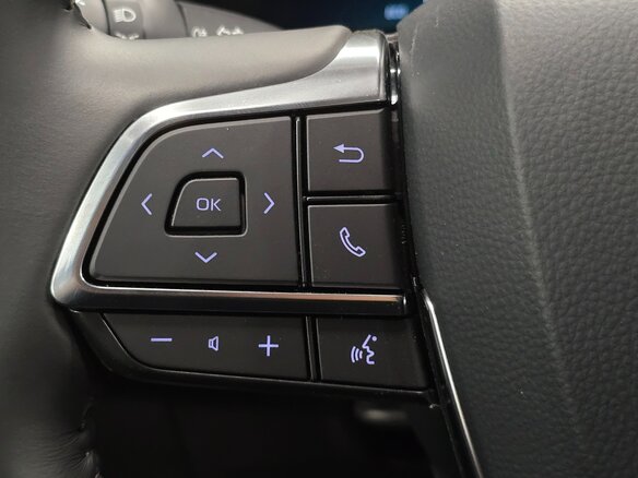2026 Toyota Highlander IV (XU70), чёрный - вид 12