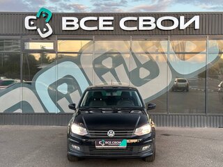 2018 Volkswagen Polo V Рестайлинг, чёрный, 1265000 рублей, вид 5