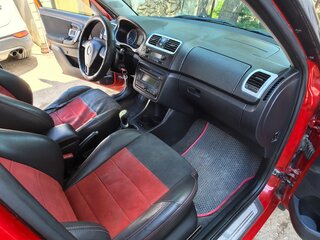 2008 Skoda Fabia II, красный, 580000 рублей, вид 4