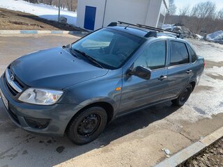 2014 Lada (ВАЗ) Granta I, серый, 300000 рублей, вид 1
