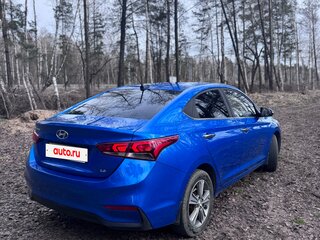 2018 Hyundai Solaris II, синий, 1450000 рублей, вид 4