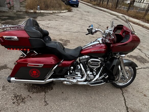 2016 Harley-Davidson CVO Road Glide, красный, 1600000 рублей - вид 13