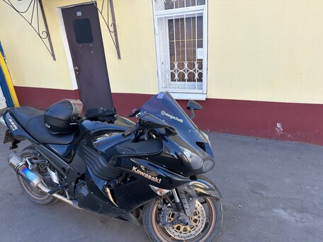 2010 Kawasaki ZZR 1400, чёрный, 700000 рублей, вид 5