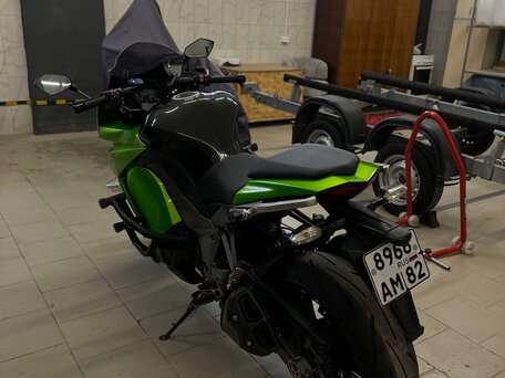 2011 Kawasaki Z 1000SX, зелёный, 790000 рублей, вид 3