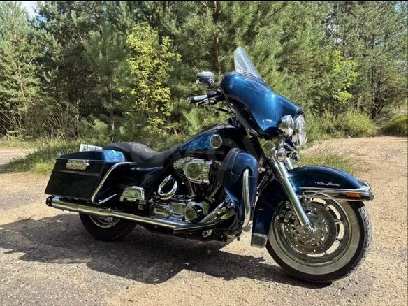 2004 Harley-Davidson Electra Glide, синий, 560000 рублей