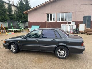 1991 Mitsubishi Galant VI, чёрный, 100000 рублей, вид 4