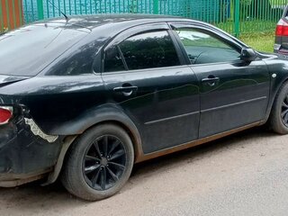 2007 Mazda 6 I (GG) Рестайлинг, чёрный, 100000 рублей, вид 4