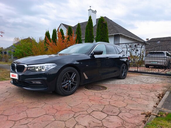 2018 BMW 5 серии 525d VII (G30/G31/G38), чёрный, 2669241 рублей - вид 2