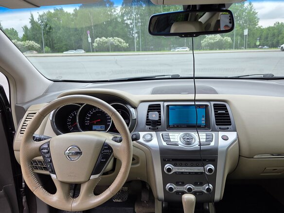 2012 Nissan Murano II (Z51) Рестайлинг 2, бежевый, 1500000 рублей - вид 9