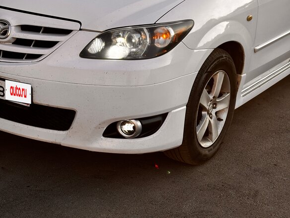 2006 Mazda MPV II (LW) Рестайлинг, белый, 870000 рублей - вид 5