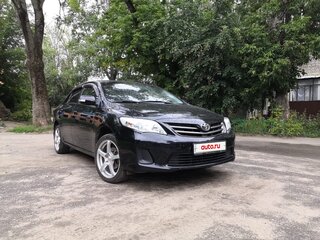 2013 Toyota Corolla X (E140, E150) Рестайлинг, чёрный, 1380000 рублей, вид 3