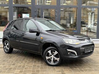 2013 Lada (ВАЗ) Kalina II, чёрный, 390000 рублей, вид 2