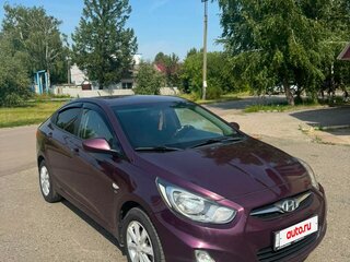 2011 Hyundai Solaris I, фиолетовый, 650000 рублей, вид 3
