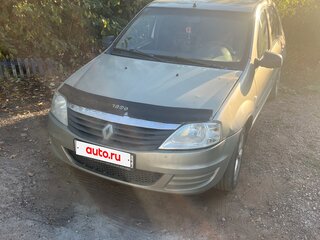 2011 Renault Logan I Рестайлинг, бежевый, 350000 рублей, вид 2