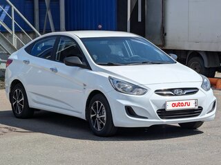 2014 Hyundai Solaris I, белый, 760000 рублей, вид 1