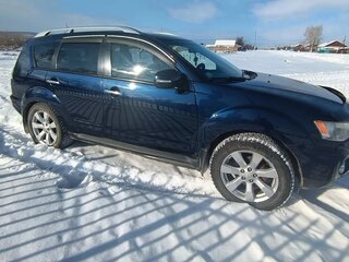 2010 Mitsubishi Outlander II Рестайлинг, синий, 1200000 рублей, вид 3