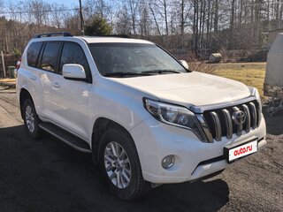 2015 Toyota Land Cruiser Prado 150 Series Рестайлинг 1, белый, 3650000 рублей, вид 4