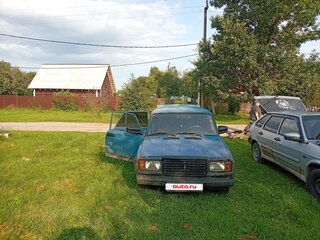 2007 Lada (ВАЗ) 2107, синий, 80000 рублей, вид 2