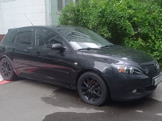 2008 Mazda 3 I (BK) Рестайлинг, чёрный, 650000 рублей, вид 3