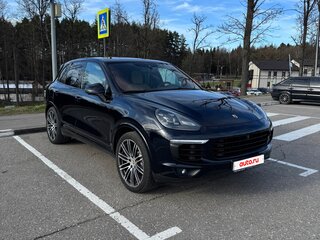 2016 Porsche Cayenne S II Рестайлинг (958), синий, 3850000 рублей, вид 1