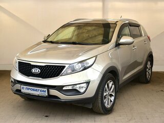 2014 Kia Sportage III Рестайлинг, серебристый, 1300000 рублей, вид 1