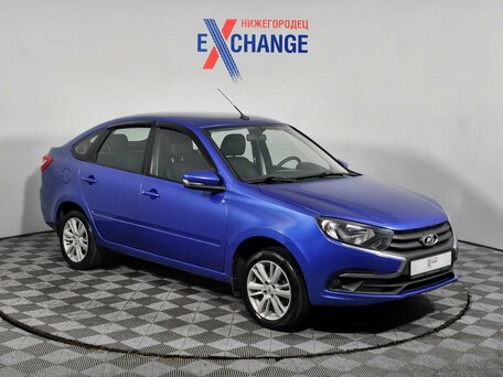 2022 Lada (ВАЗ) Granta I Рестайлинг, синий, 680000 рублей, вид 3