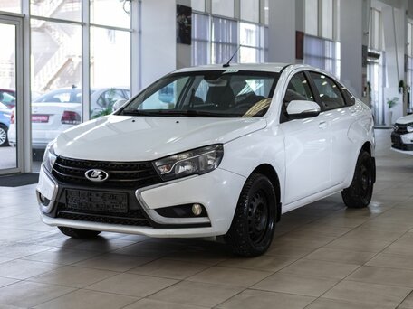 2016 Lada (ВАЗ) Vesta I, белый, 700000 рублей, вид 3