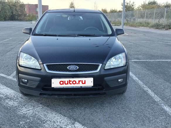 2007 Ford Focus II, чёрный - вид 2