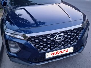 2019 Hyundai Santa Fe IV, синий, 3050000 рублей, вид 3