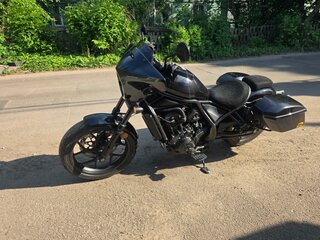 2024 Honda CMX 1100 Rebel, чёрный, 1470000 рублей, вид 2