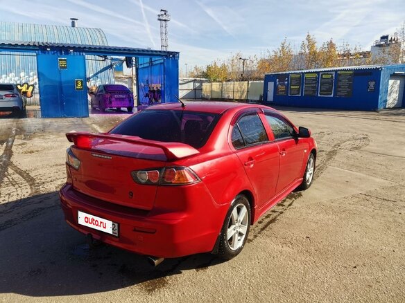2008 Mitsubishi Lancer X, красный, 800000 рублей - вид 5