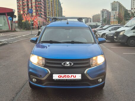 2021 Lada (ВАЗ) Largus I Рестайлинг, синий, 850000 рублей, вид 3