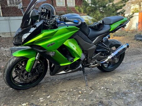 2013 Kawasaki Z 1000SX, зелёный, 700000 рублей, вид 5