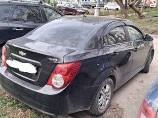 2012 Chevrolet Aveo II, чёрный, 600000 рублей, вид 4