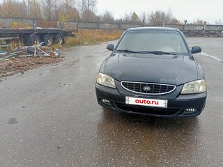 2008 Hyundai Accent ТагАЗ II, чёрный, 350000 рублей, вид 2