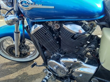 1999 Honda Shadow 400, синий, 330000 рублей, вид 4