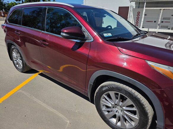 2014 Toyota Highlander III (XU50), красный, 2550000 рублей - вид 16
