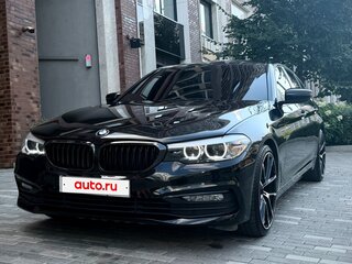 2017 BMW 5 серии 520d VII (G30/G31/G38), чёрный, 3450000 рублей, вид 1