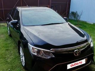 2017 Toyota Camry VII (XV50) Рестайлинг, чёрный, 1750000 рублей, вид 1