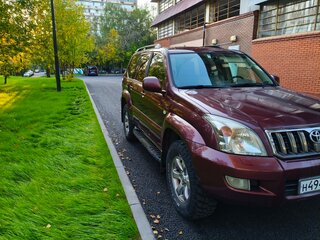 2008 Toyota Land Cruiser Prado 4-speed 120 Series Рестайлинг, красный, 2200000 рублей, вид 5