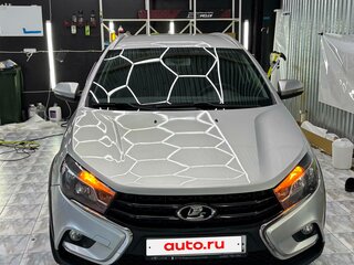 2018 Lada (ВАЗ) Vesta SW Cross I, серебристый, 930000 рублей, вид 1