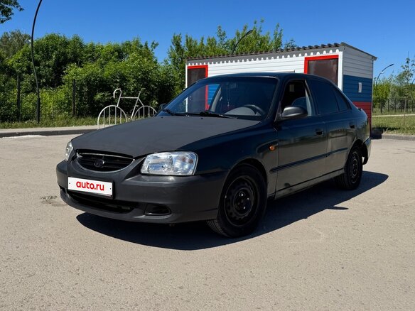 2002 Hyundai Accent II, зелёный, 190000 рублей - вид 1