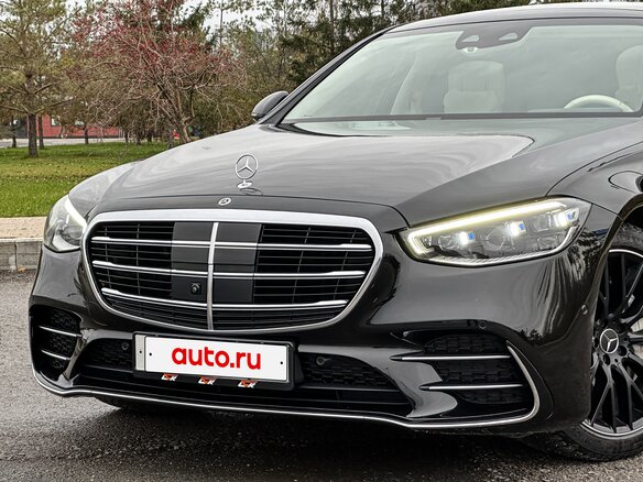 2021 Mercedes-Benz S-Класс 350 d Long 4MATIC VII (W223), чёрный - вид 2