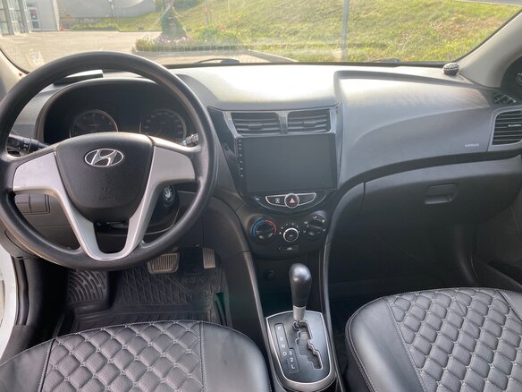2013 Hyundai Solaris I, белый - вид 7